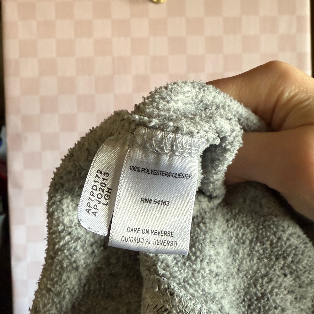 Grey Knit Zip Up - Picture 3 of 3